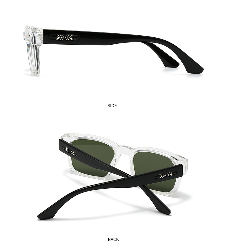 Square Sunglasses For Men Modern Vintage Unisex Eyewear Style_voghion.com