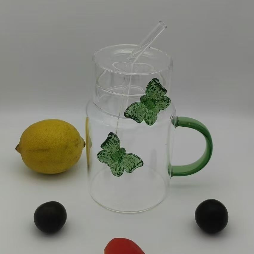 Transparent green handle