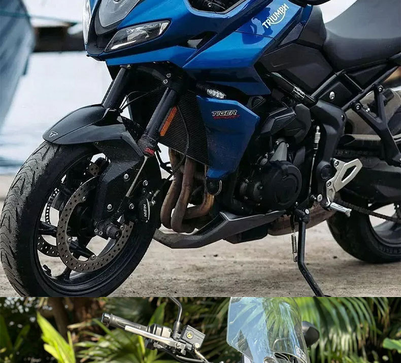 Suitable for Triumph Tiger Tiger Sport 660 Modified Engine Water Tank Net Protective Net Protective Cover Accessories