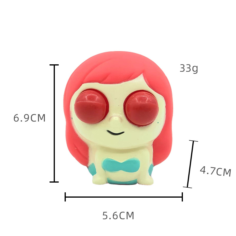 곁눈 인어-빨간 머리