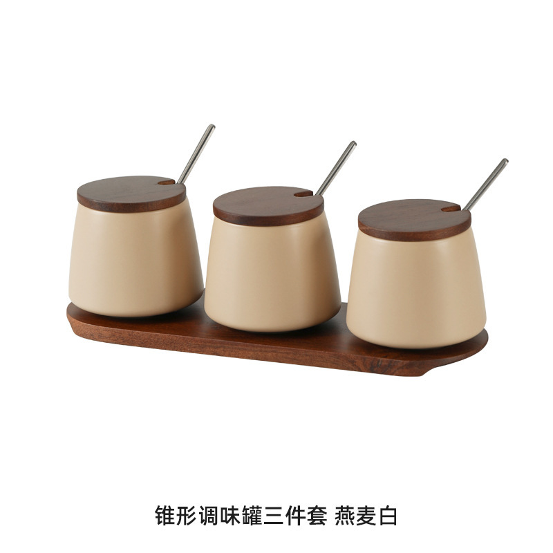家庭用陶器調味料入れセット 調味料ボックス 調味料入れ 塩入れ 調味料ボトルセット Amazon|undefined