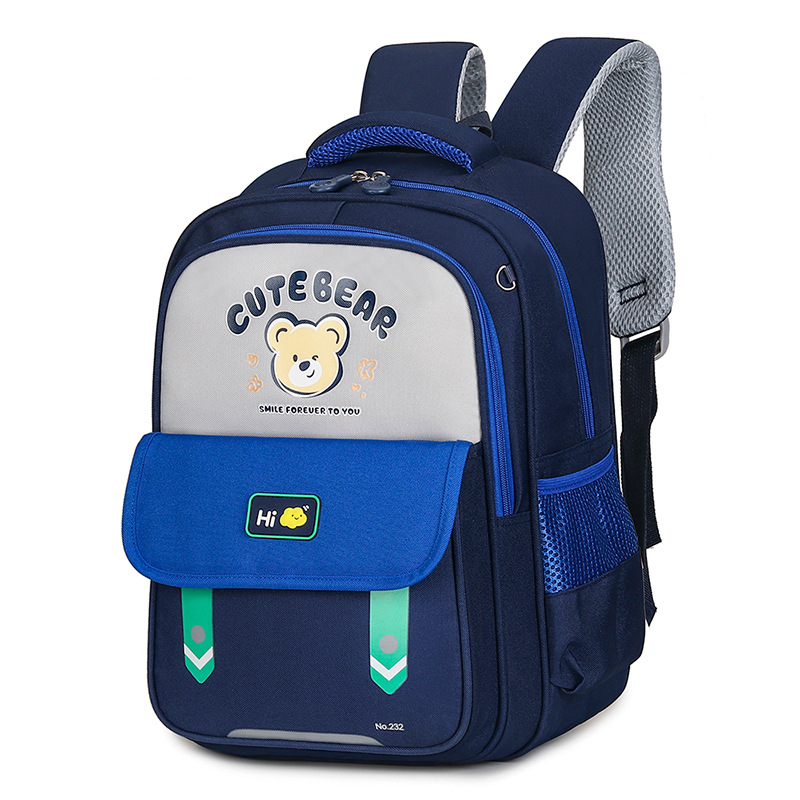 Mochila infantil de dibujos animados, mochila transpirable de gran capacidad para reducir la carga, mochila para niños, niñas de grado 234