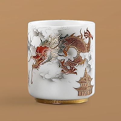 Ovejas grasa Jade liso asado Longteng World Master Cup Longfeng par Copa