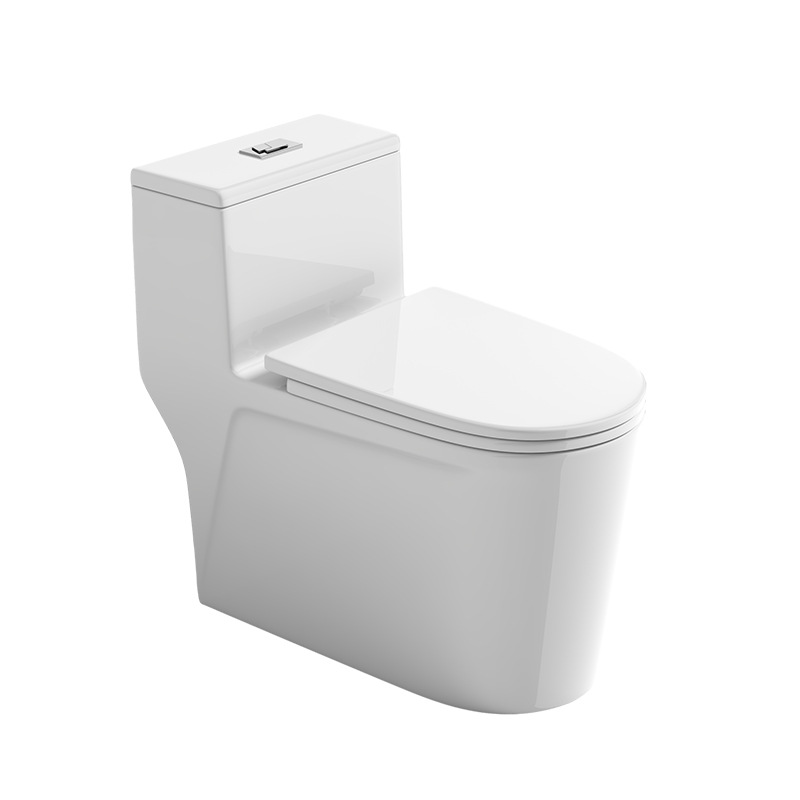 Inodoro inodoro fábrica al por mayor Guangdong sanitarios baño nuevo de una sola pieza Super sifón de ahorro de agua mudo hogar