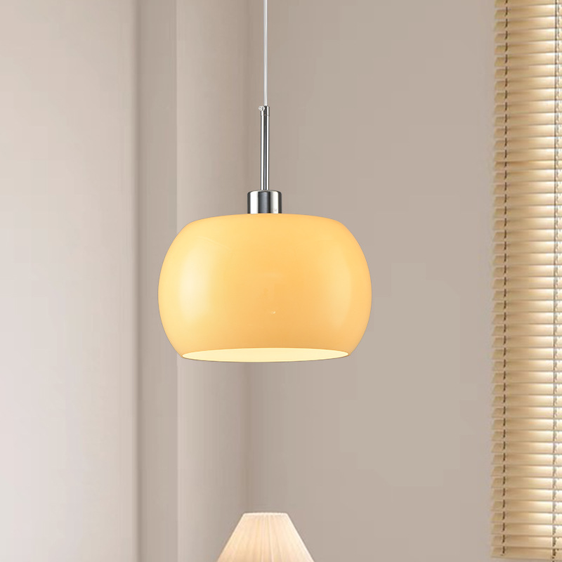 Crema francesa retro ventana flotante ventana candelabro pasillo balcón pasillo techo trasero cabecera de dormitorio moderno