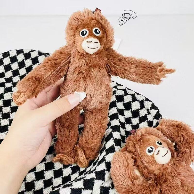 Plush Gorilla and Long-Armed Monkey Doll Children's Plush Toy Pendant Monkey Doll Niche Gift