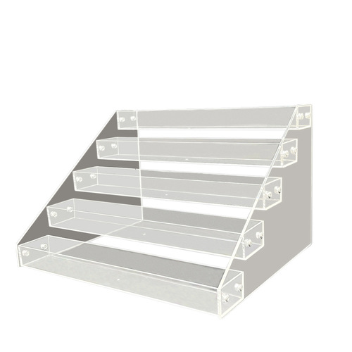Cosmetic storage box acrylic nail polish display rack lipstick nail polish storage beauty salon cosmetic shelf