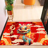 Dragon Cushion 2024 Instant Puts Puts at the door of the door, anti -slip mat, carpet, get started, home red door pad