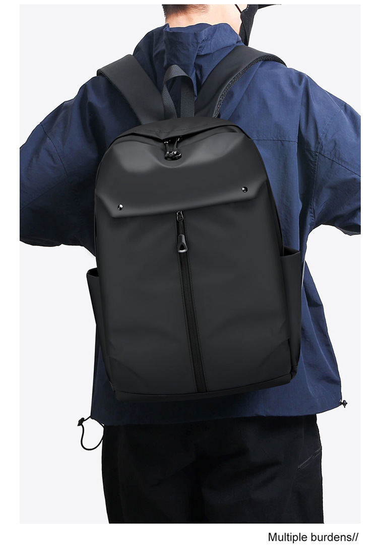Men's outdoor large-capacity business travel bag, computer backpack, fashionable and casual student schoolbag backpack undefined