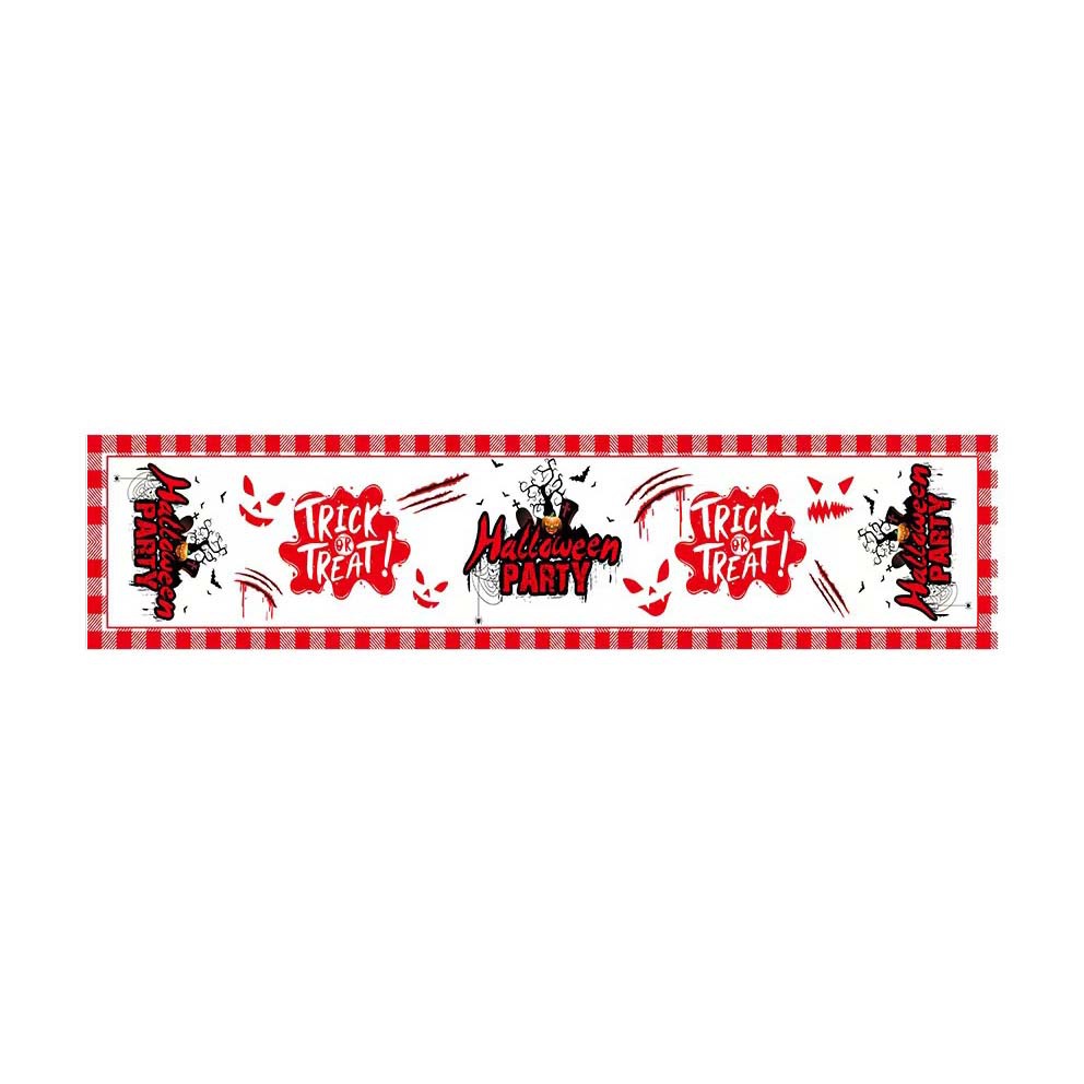 Transfronterizo 2024 Amazon nuevo Halloween calabaza festivales lino tabla bandera tabla de mesa comedor tabla de té tabla de bandera