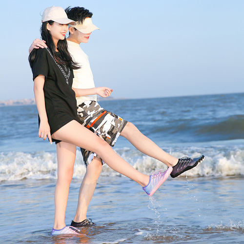 Beach shoes, river tracing shoes for men, quick-drying non-slip indoor and outdoor fitness shoes, fishing hiking sandals, Xia Shuo River wading shoes for women