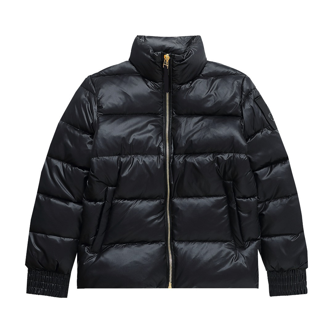 European and American style winter MO lightweight down jacket, unisex, versatile zippered stand collar trendy brand down coat, European goods, cross-border e-commerce.