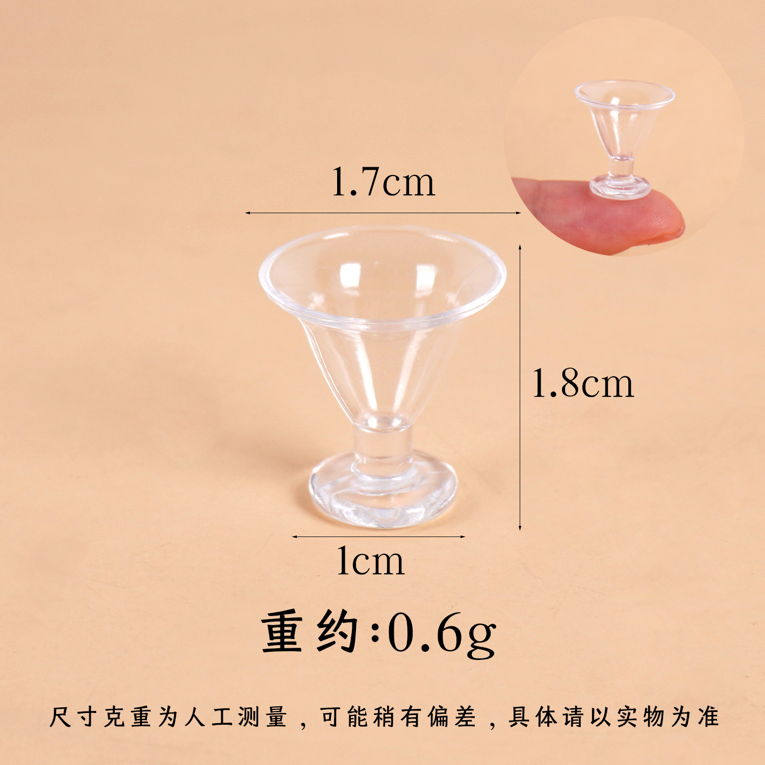 1: 12 Mini taza de vino tinto taza de agua taza de pie alto Dollhouse casa de muñecas comida en miniatura jugar juguetes de taza pequeña