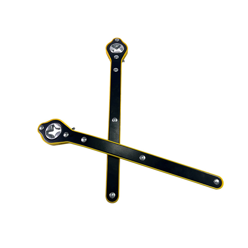 汽车千斤顶省力扳手车载小车用棘轮手摇杆剪式卸胎工具拆卸