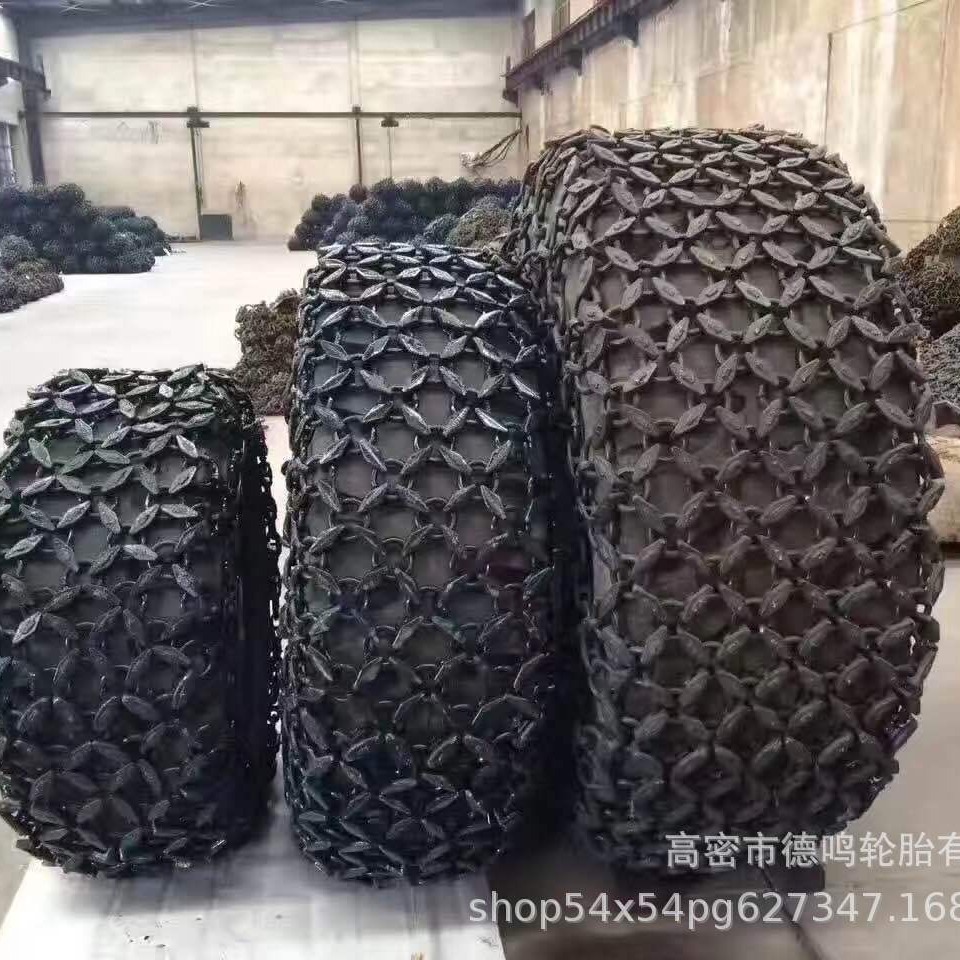 Suministro 9.75-18/1000-20/255/70D406 cadena de protección de neumáticos forjados