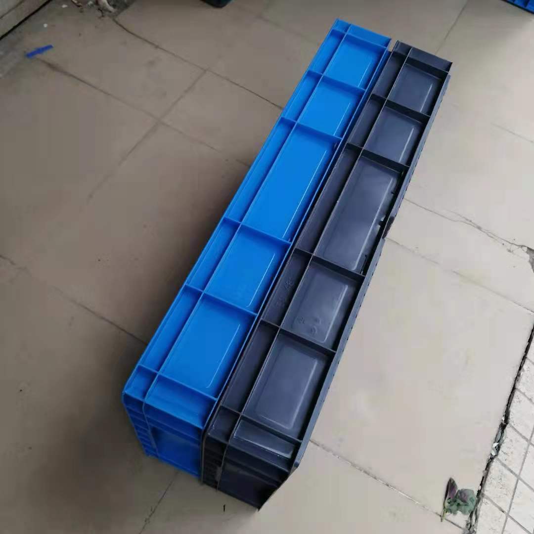 厂家直销灰色欧标EU4811塑料周转箱汽配工业物流箱仓库车间塑胶箱