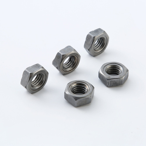Factory wholesale direct selling hexagonal nut iron external hexagonal nut natural color machinery and equipment fasteners iron hexagon