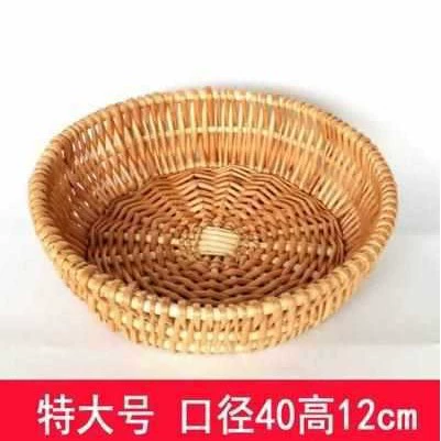 Steamed bun basket editor basket bun basket fruit basket water fruit plate bamboo editing display plate hotel supermarket display basket