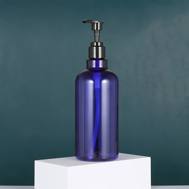 500mlPET长颈乳液瓶洗手液螺纹泵瓶洗发水沐浴露瓶化妆品分装瓶