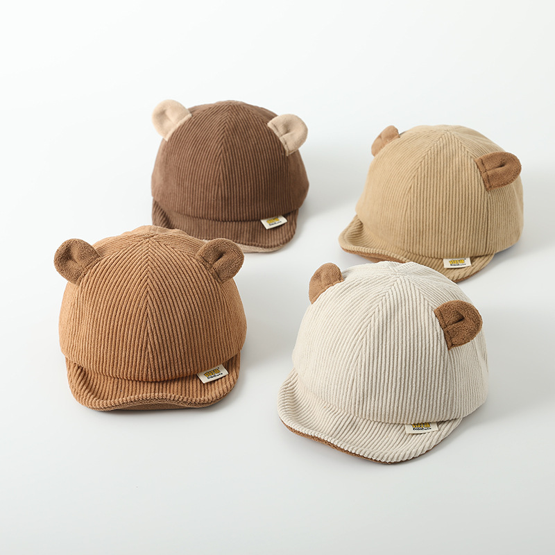 Children Unisex Cute Bear Baseball Cap display picture 2