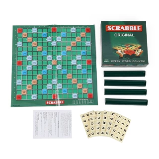 Scrabble英文拼字游戏棋盘英语单词拼词桌游儿童益智学习桌面游戏