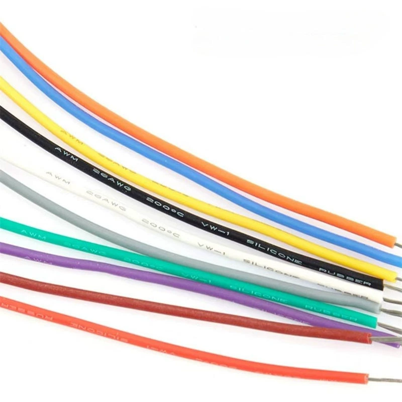 Силиконовый провод 3135 26 24 22 20 18 16 14 12 AWG американский стандарт, высокая температура и давление