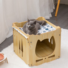 新款猫窝夏季猫咪吊床猫别墅猫柜猫屋封闭式猫床多层宠物用品大全