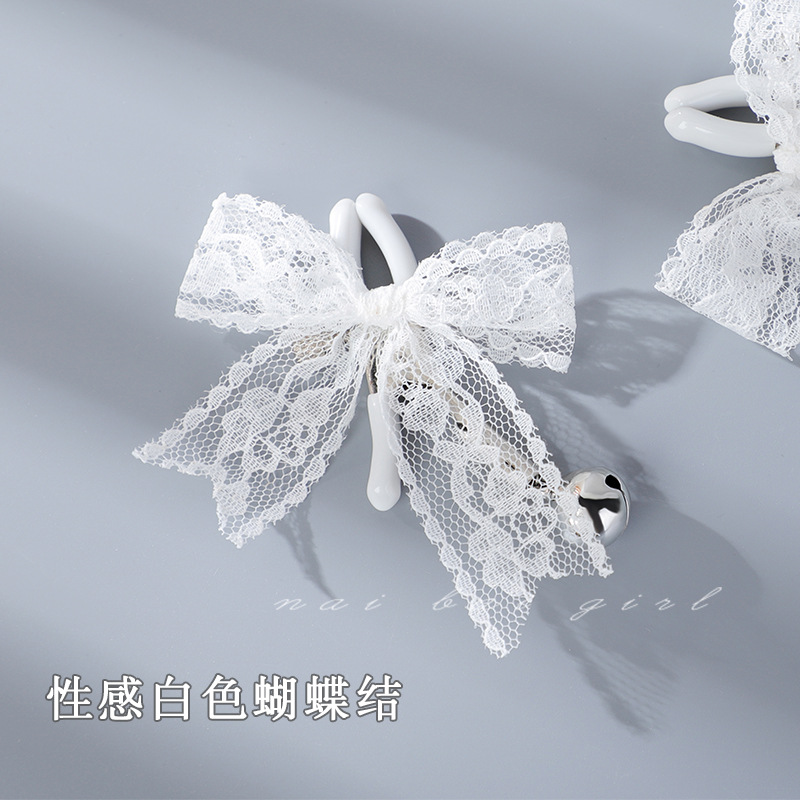 Sex toys sm bow lace clips Couple flirting clips Couple training sex toys props