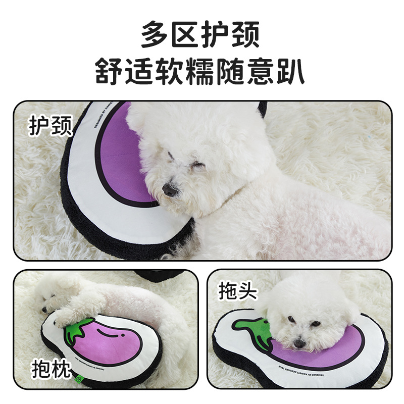Vegetales estampados, frutas, almohadas para perros, juguetes de tela, cojines para gatos, juguetes para perros para aliviar el aburrimiento
