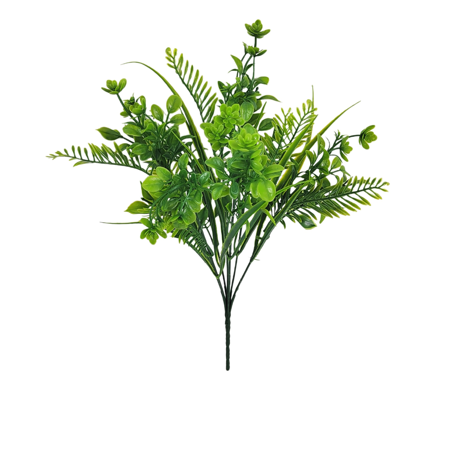 Inventario transfronterizo de una variedad de hierba persa, hierba de agua, hierba de imitación de plantas verdes de plástico, flores falsas, paredes verdes, decoración del hogar, explosión