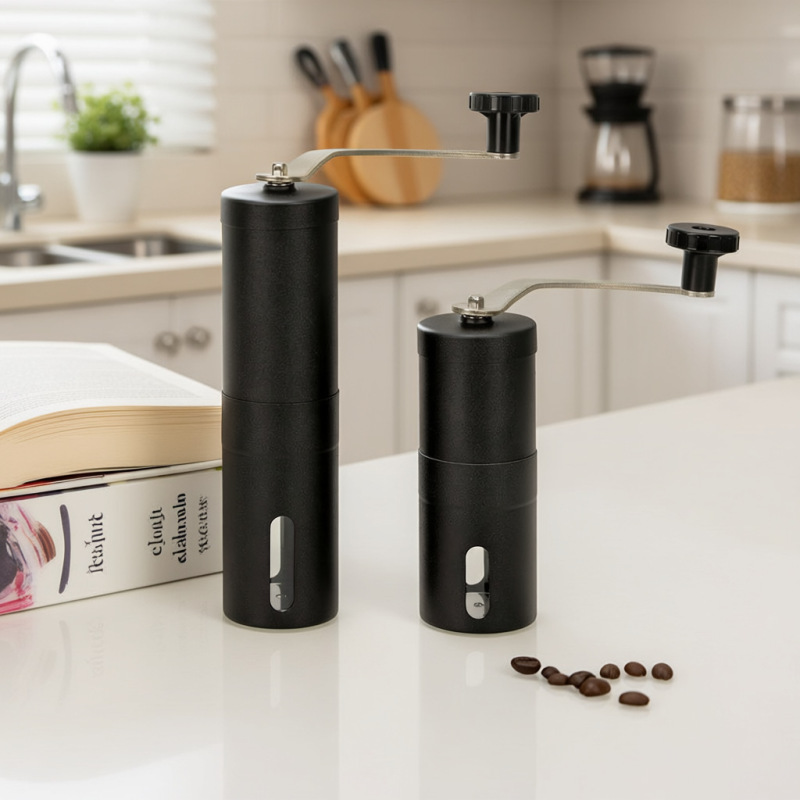 Hand-Cranked Coffee Grinder Stainless Steel Household Manual Coffee Grinder Manual Coffee Bean Grinder Hand-Cranked Type Hand-Cranked Coffee Grinder Stainless Steel Household Manual Coffee Grinder Manual Coffee Bean Grinder Hand-Cranked Type
