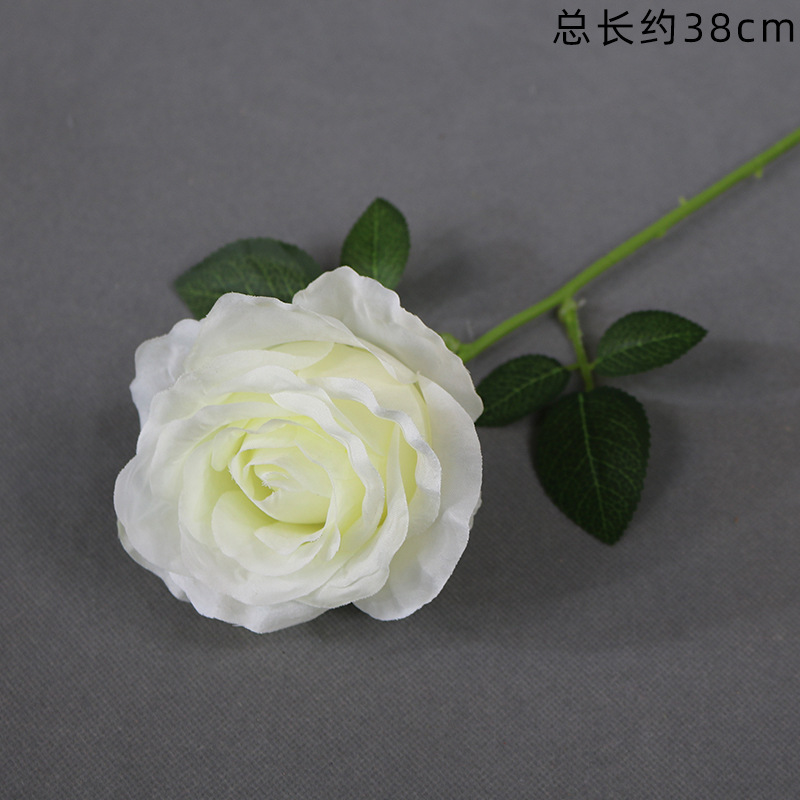 Material de flor de boda blanco brumoso artificial Misty Wedding Hall decoración camino plomo arreglo de flores techo flor artificial Flor de plástico