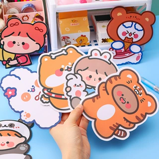 贺卡 卡通异形生日祝福卡片儿童diy手工留言感谢卡女生礼物小卡片