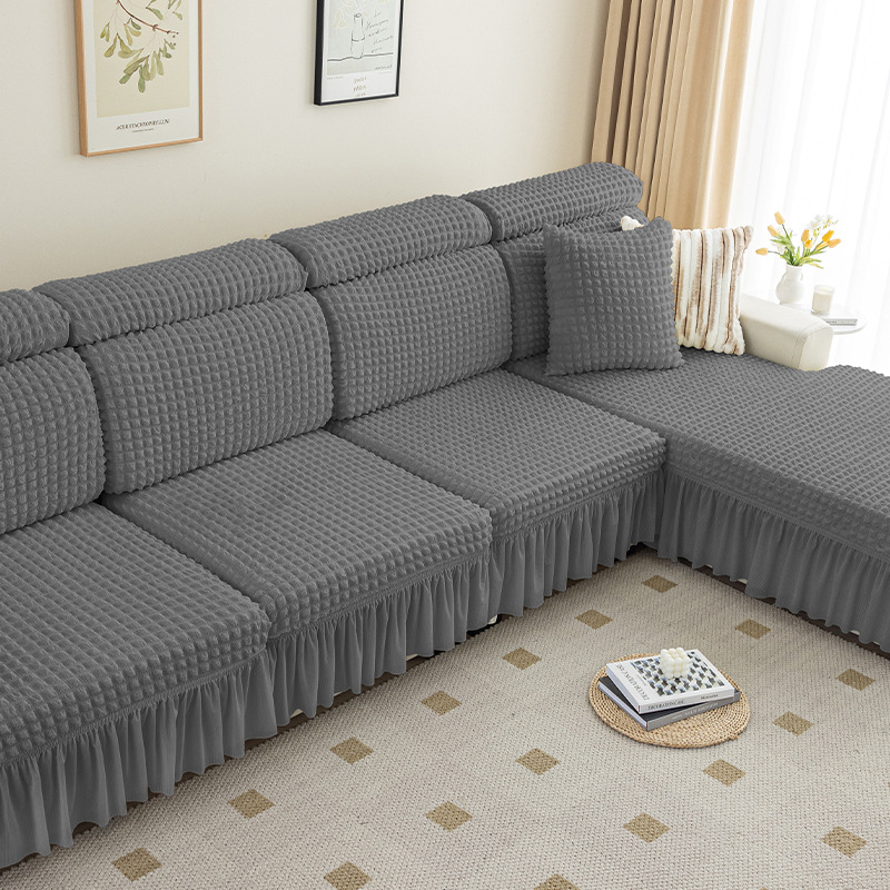 Transfronterizos para cubrir el sofá de espuma, cubierta antideslizante de cuatro estaciones, todo incluido, sofá elástico general, casa gruesa