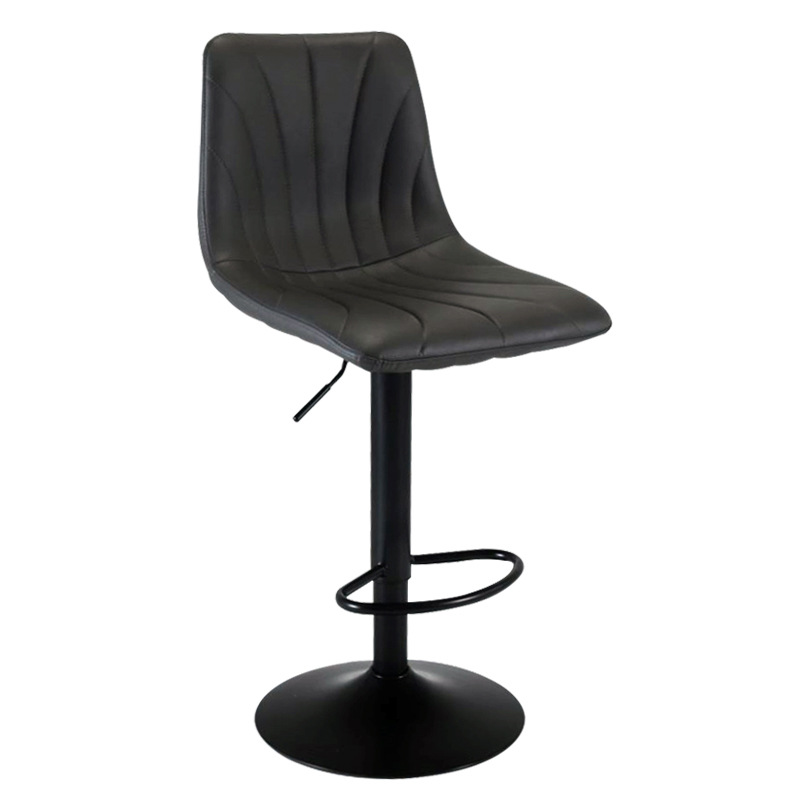 Silla de bar casera nórdica alta silla de bar respaldada alta recepción silla elevadora image 3
