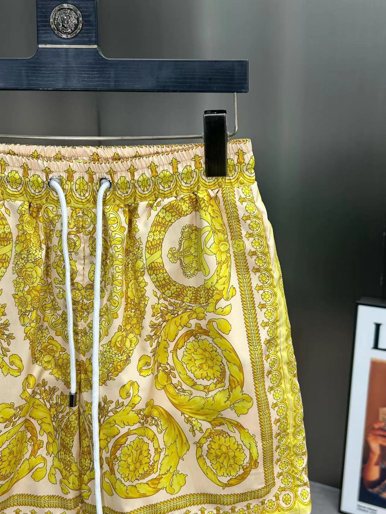 Heren zwemshort sneldrogend met medusa print voor op het strand_voghion.com