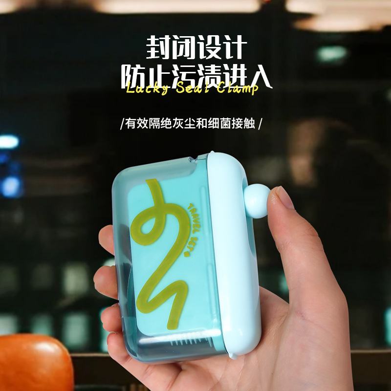 牙线盒自动弹出家用高档便携式随身牙签线剔牙线超细牙线棒收纳盒|undefined