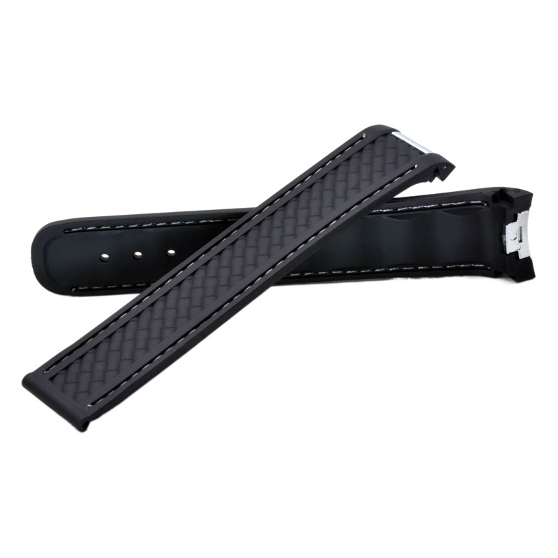 20mm High-Quality Curved Replacement Omega Tpu Watch Strap