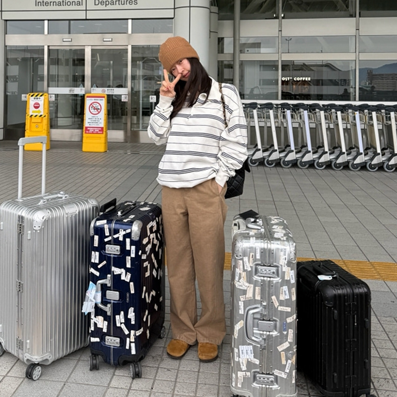 韩国chic 2025秋季新款韩版BF风宽松条纹针织长袖polo衫女上衣|undefined