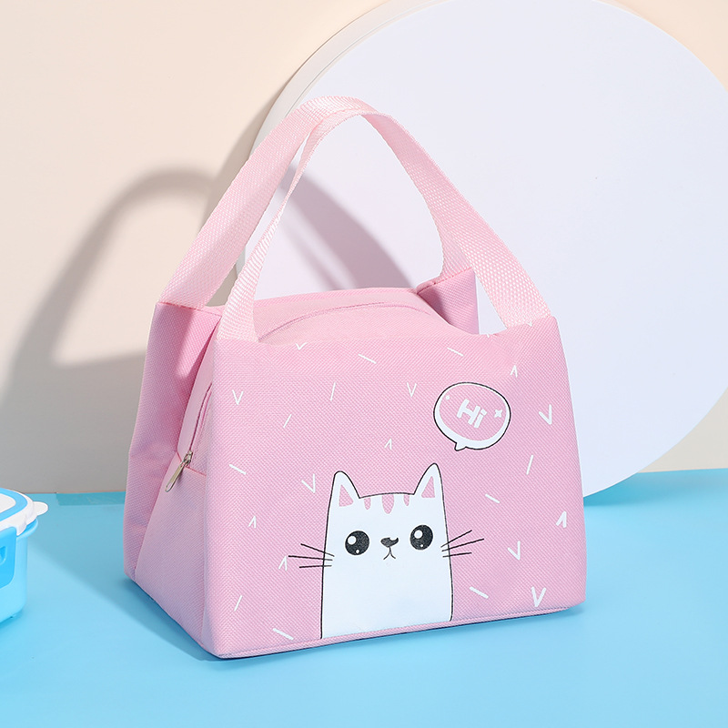 Bagos de almuerzo para niños gatos lindos bolsas de almuerzo de al aire libre