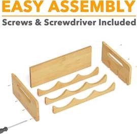 竹制水瓶收纳架亚马逊饮料瓶置物展示架可叠放红酒保温杯架