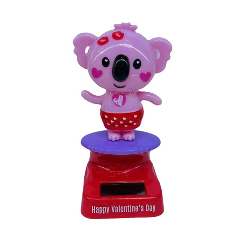 New solar koala car ornaments and cartoon bobblehead car interior decorations drop shipping