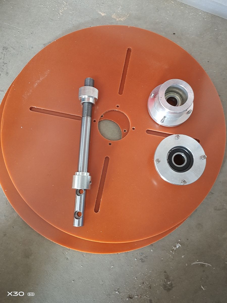 口罩机一拖二鼻梁放线盘过料架熔喷布顶锥支撑轴金属全套电木挡板