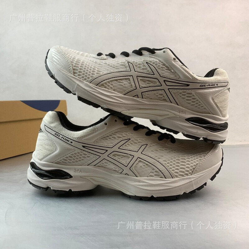 莆田純正 GEL-FLUX4 スポーツシューズ、レトロ、衝撃吸収、多用途、滑り止め、耐摩耗性、メッシュ、通気性、ランニング用|undefined