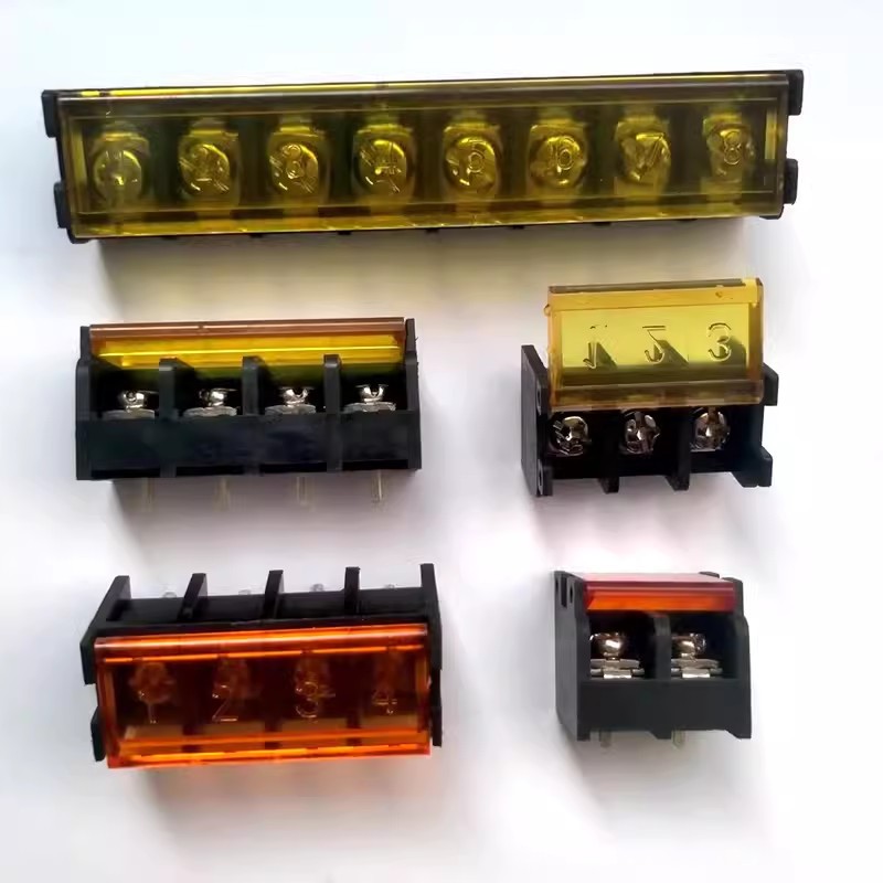 HB8500-8.5mm带盖/不带盖 栅栏式PCB环保电源接线端子 全铜高品质