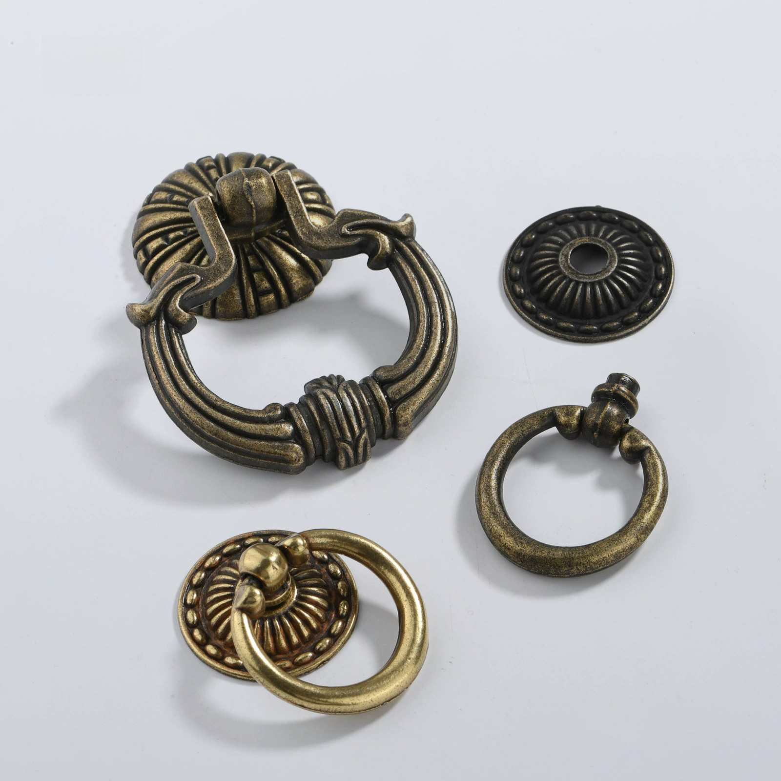 Antique retro bronze ring, furniture, European style