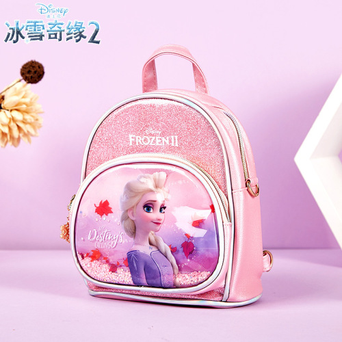 Disney Children's Backpack Crossbody Bag Frozen Elsa Coin Travel Small Bag Girls Small Backpack