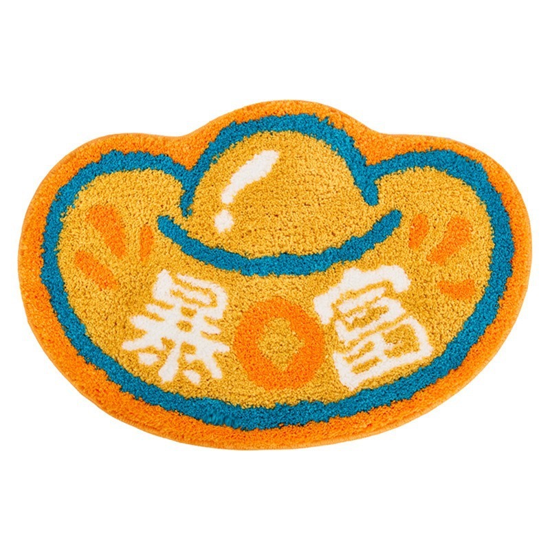 卡通仿羊绒浴室脚垫吸水加厚防滑脚垫可爱动物异形地垫耐脏好打理|undefined