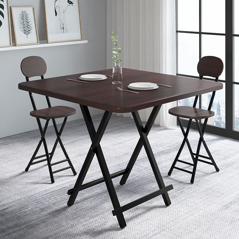 Mesa de comedor retráctil de casa de alquiler pequeña simple y portátil mesa de negociación doméstica multifuncional económica mesa plegable image 36