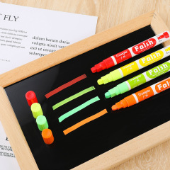 廣納1083-12電子屏可擦熒光筆 diy學生繪畫筆兒童海報塗鴉筆套裝